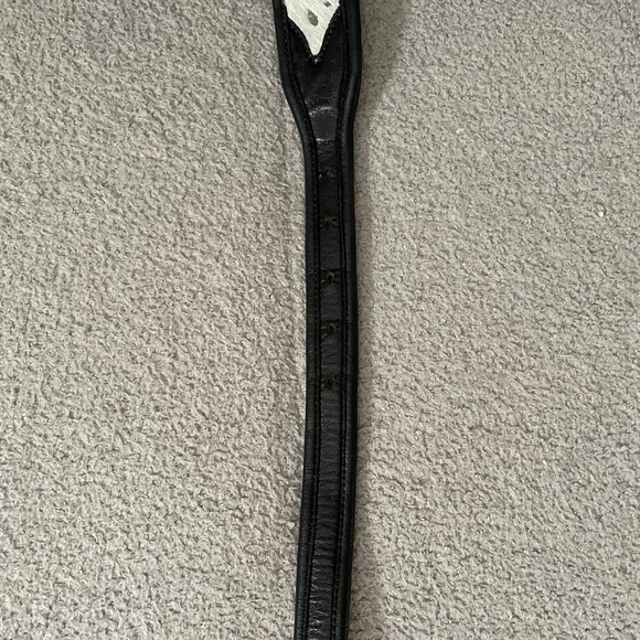 Vintage Genuine Cowhide and Leather Black Belt - Picture 7 of 8